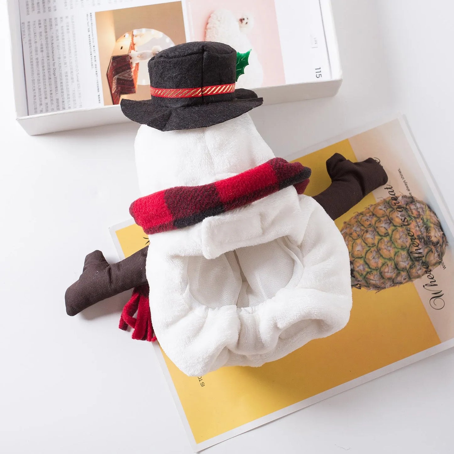 Snowman Dachshund Dog Costume