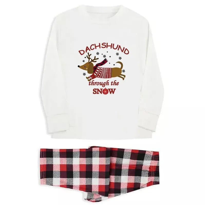 Dachshund Family Christmas Pajamas