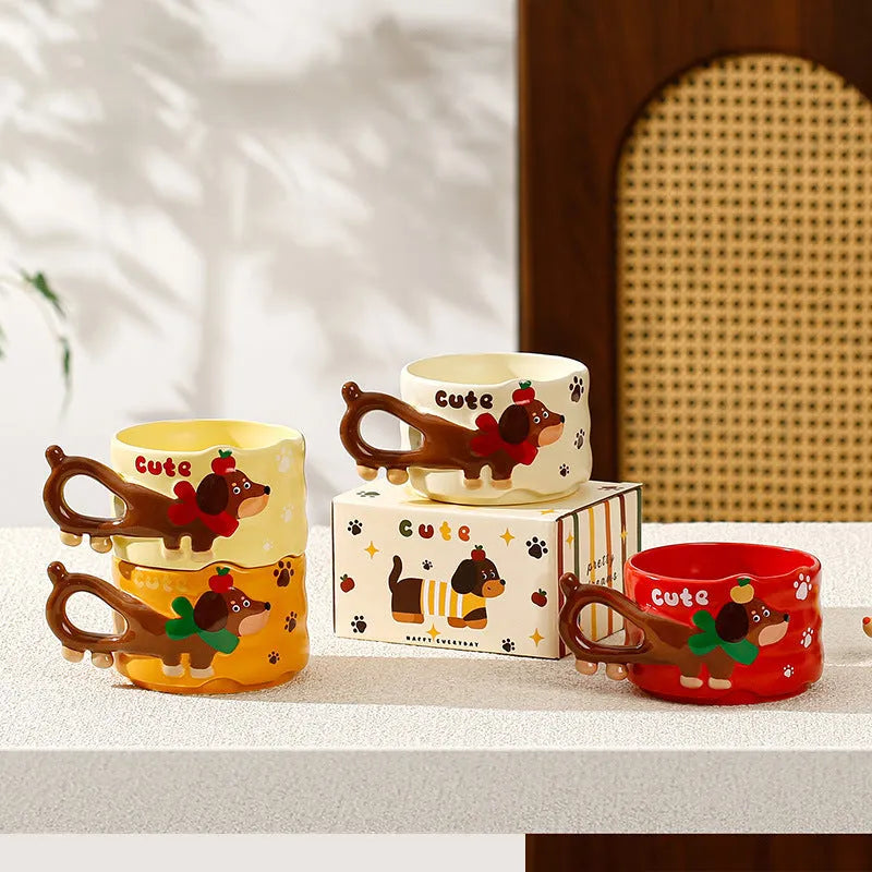 Winter Dachshund Mug