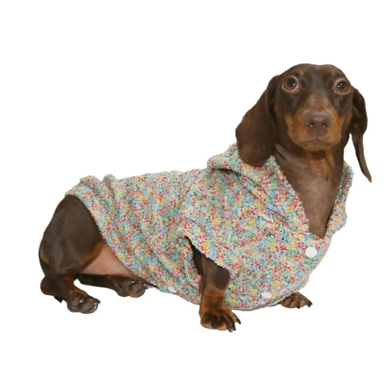 Knitted Dachshund Hoodie