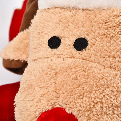 Christmas Reindeer Dachshund Bed Red The Doxie World