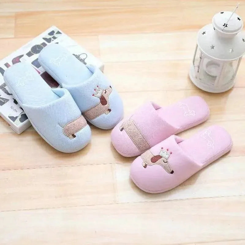Crowned Dachshund Slippers The Doxie World
