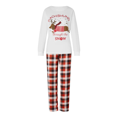 Dachshund Family Christmas Pajamas