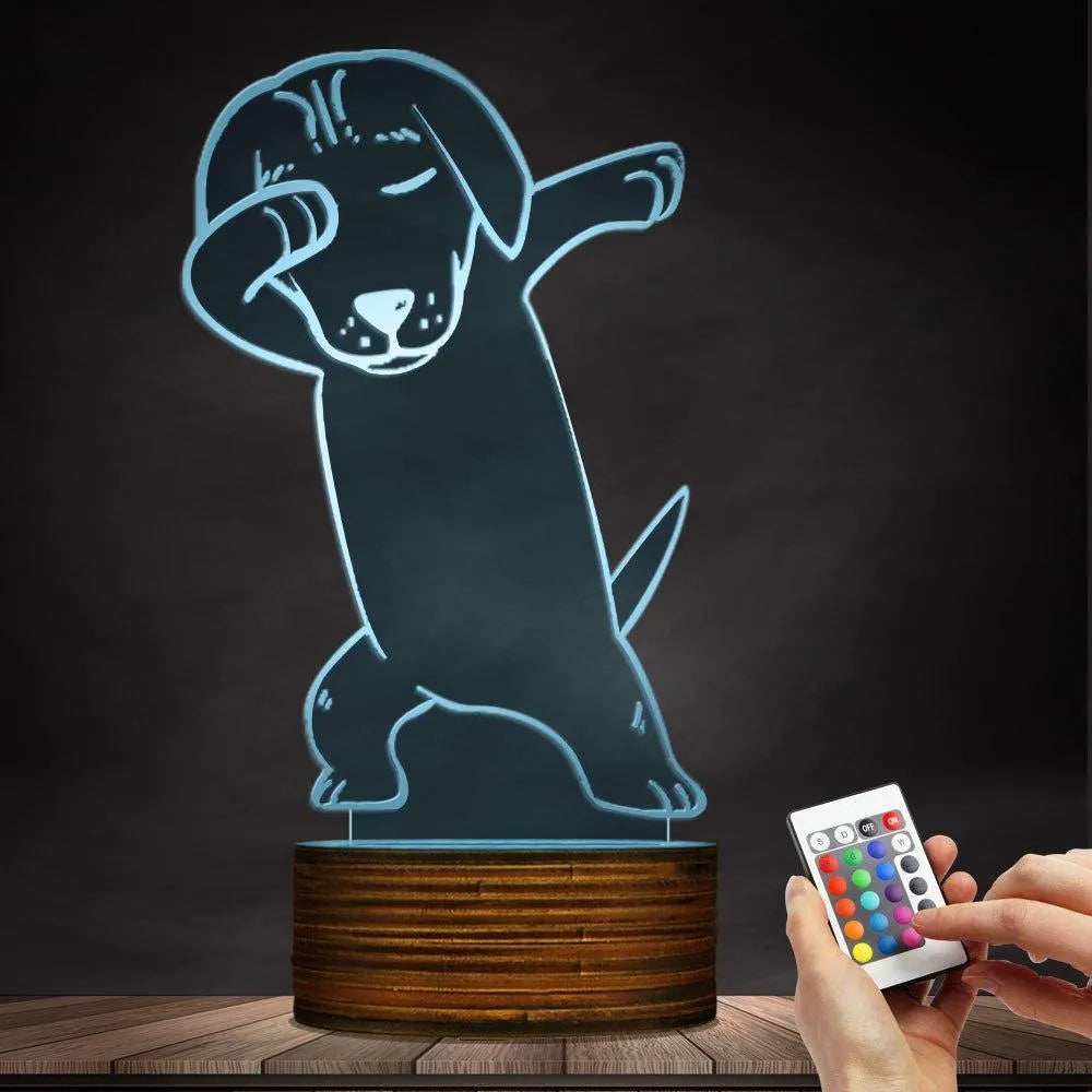 Dabbing Dachshund Lamp The Doxie World