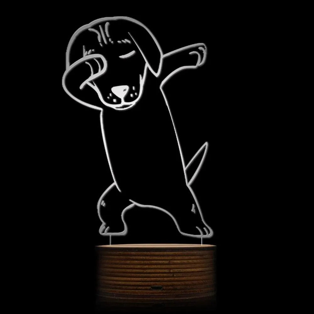 Dabbing Dachshund Lamp The Doxie World
