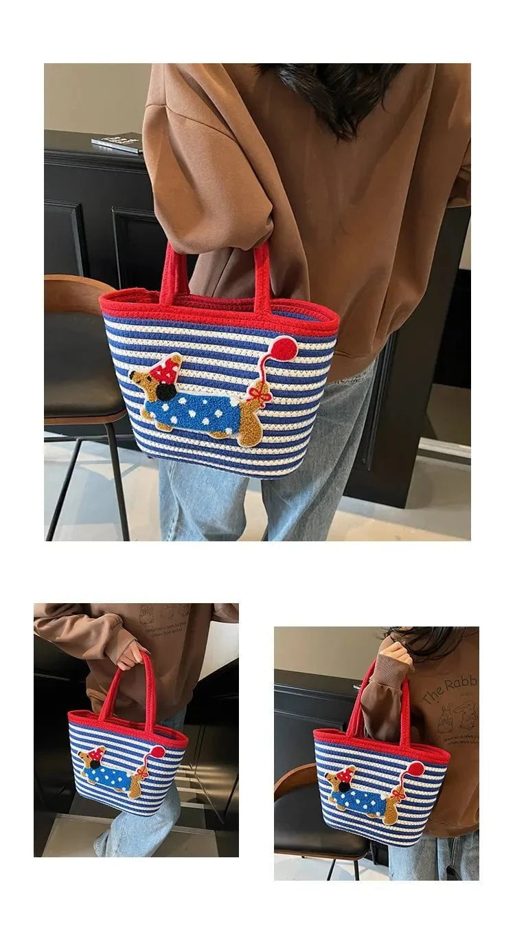 Dachshund basket Bag The Doxie World