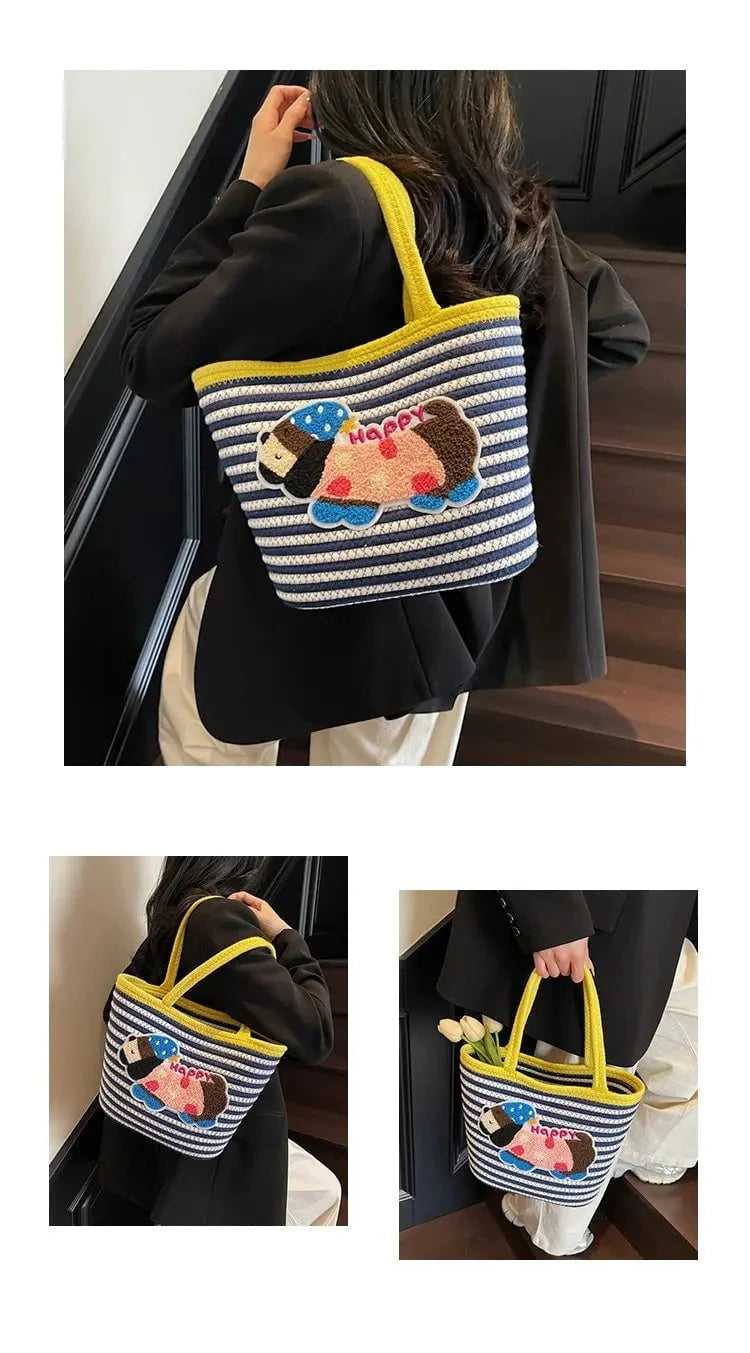 Dachshund basket Bag The Doxie World