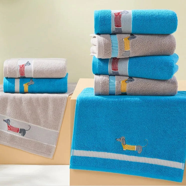 Dachshund Bath Towels Set The Doxie World