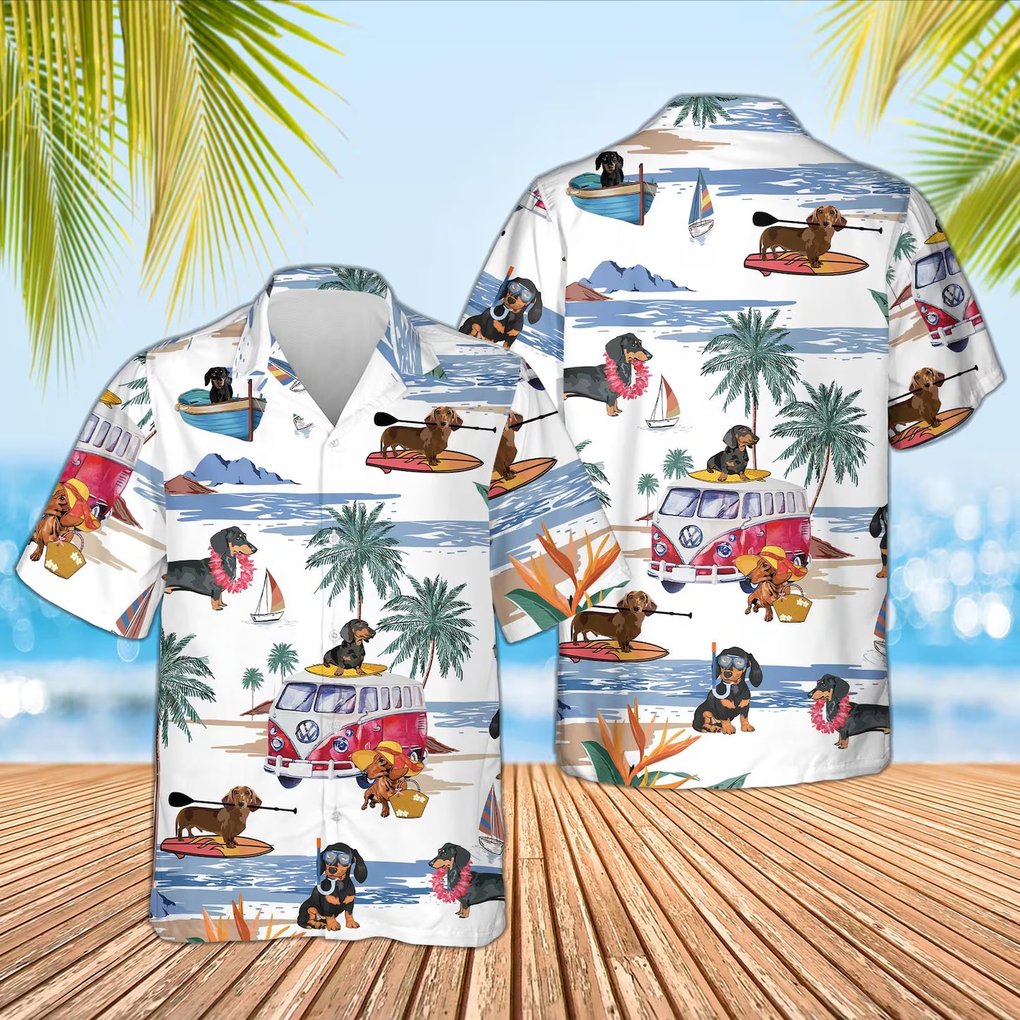Dachshund Hawaiian Shirt