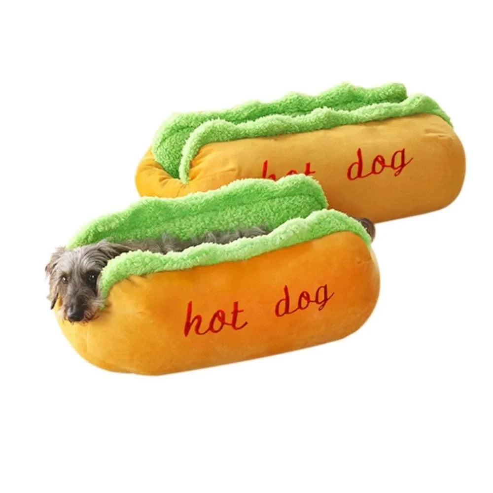 Dachshund Hot Dog Bed 60cmx50cmx23cm/23.5"x19.5"x9" The Doxie World