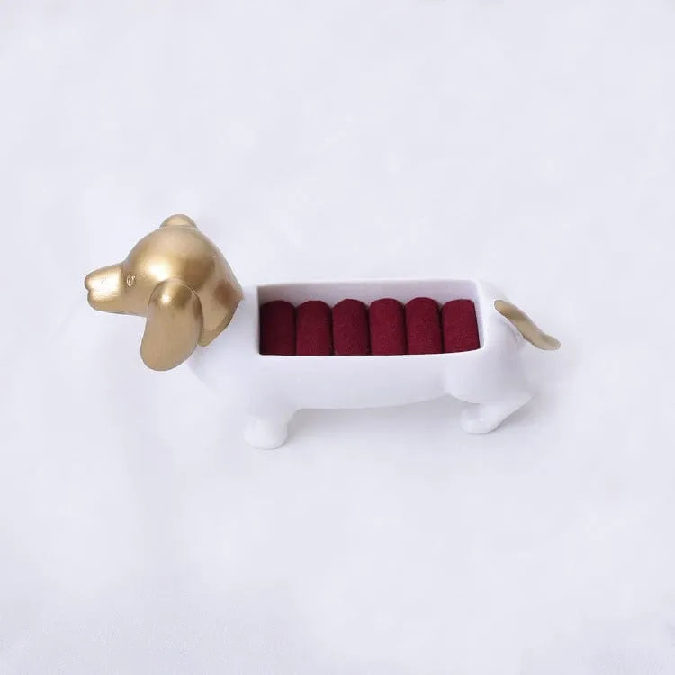 Dachshund jewelry box White The Doxie World