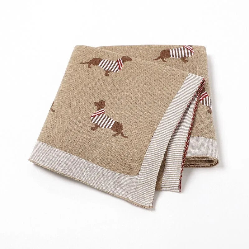 Dachshund Lap And Baby Blanket 82W1008-4 4 The Doxie World