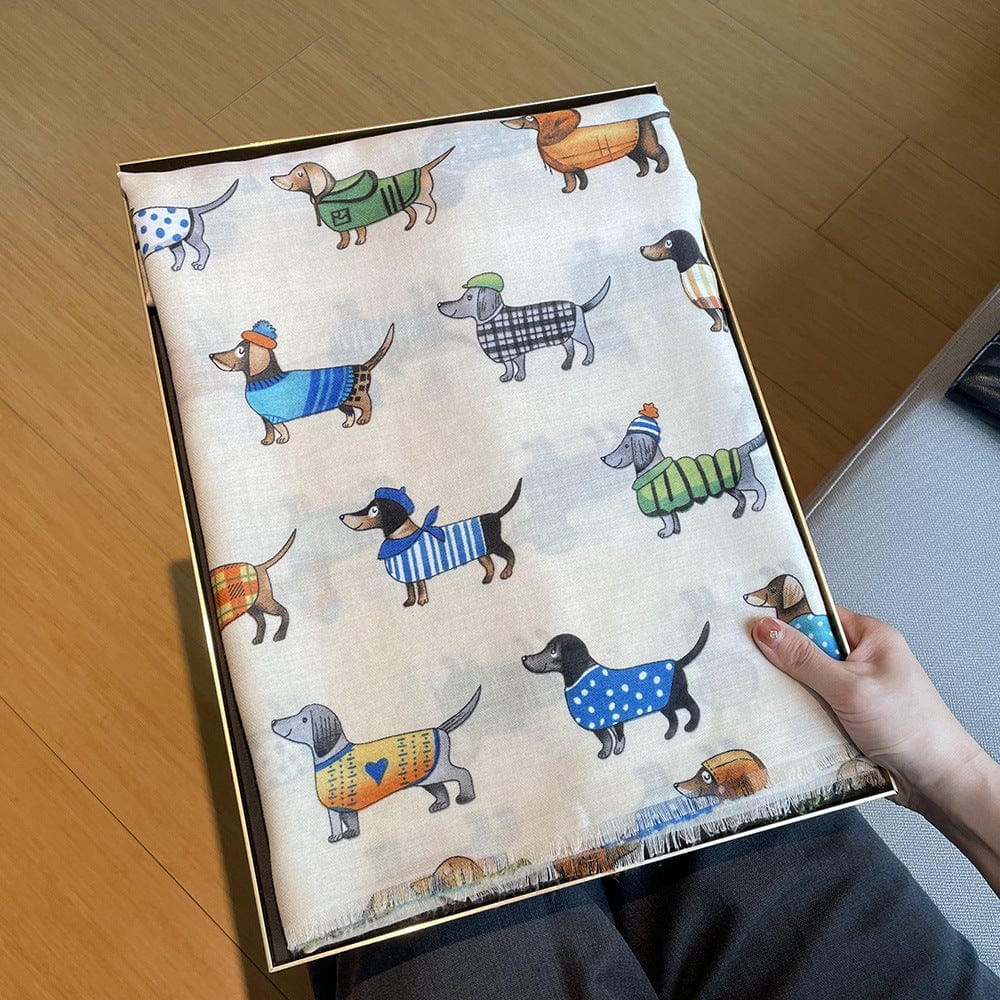 Autumn And Winter Cotton And Linen Scarf The Doxie World