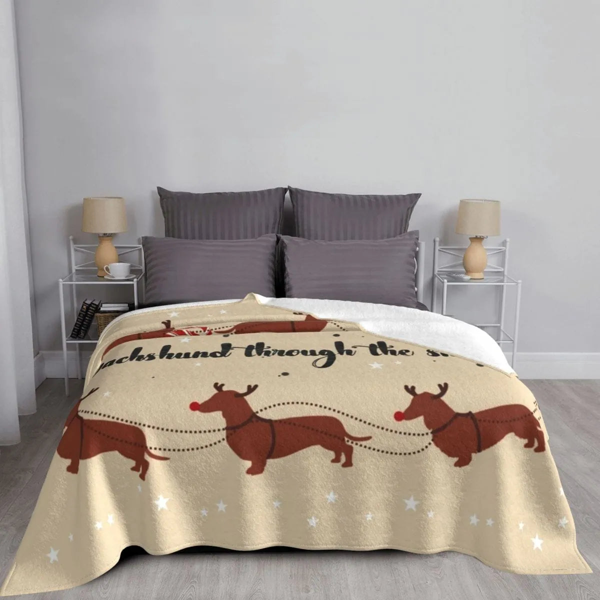 Dachshund Through The Snow Blanket The Doxie World