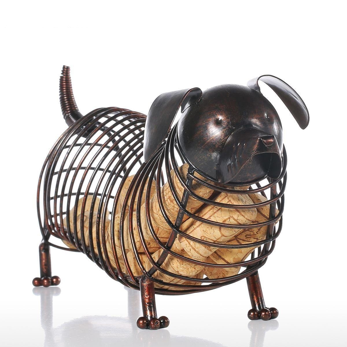 WINE BOTTLE HOLDER, DOG, DACHSHUND