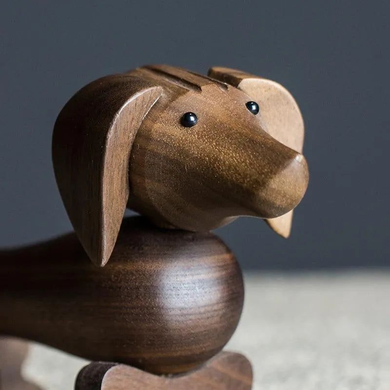 Dachshund Wooden Sculpture The Doxie World