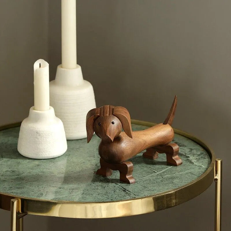 Dachshund Wooden Sculpture The Doxie World
