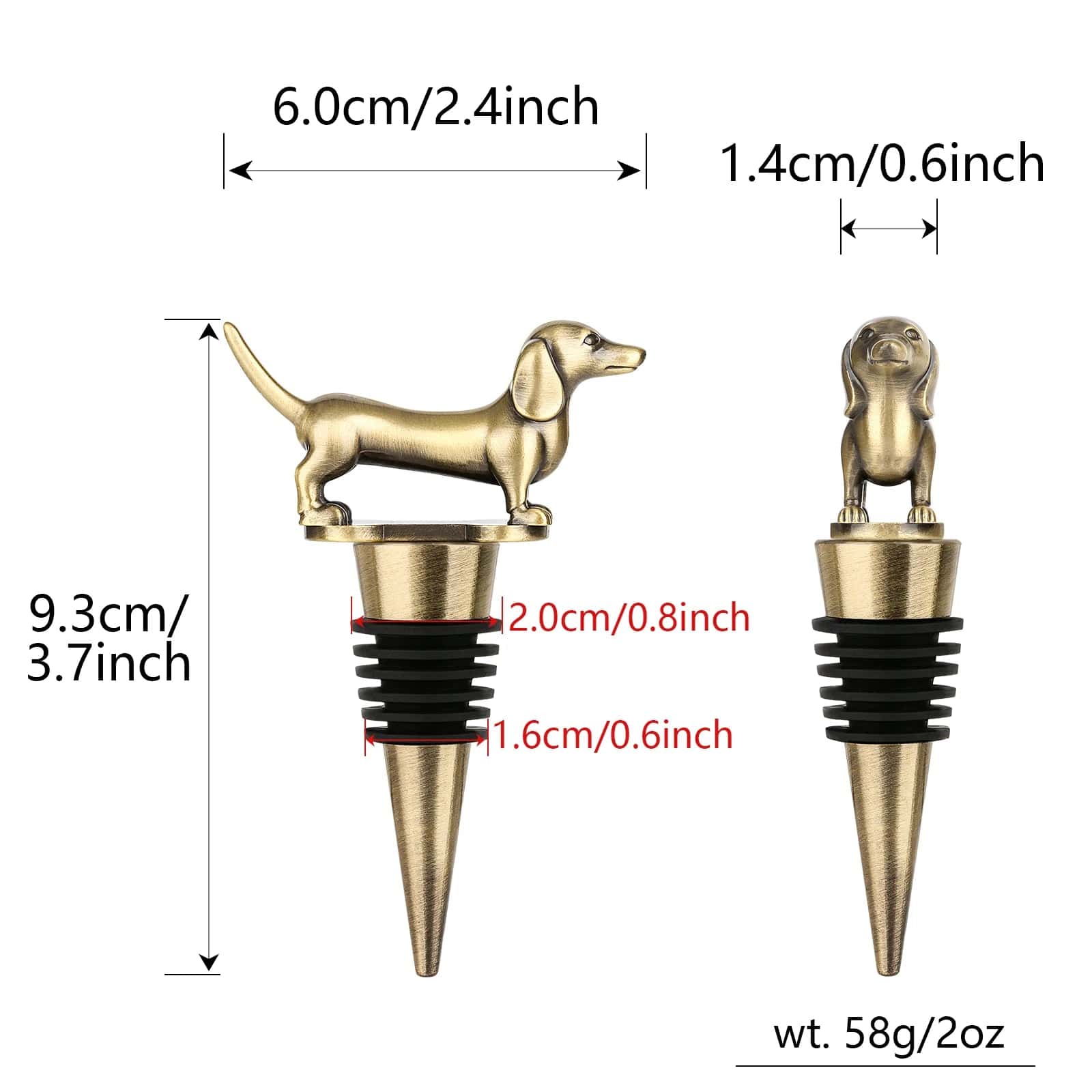 Exclusive Dachshund Bottle Stopper The Doxie World