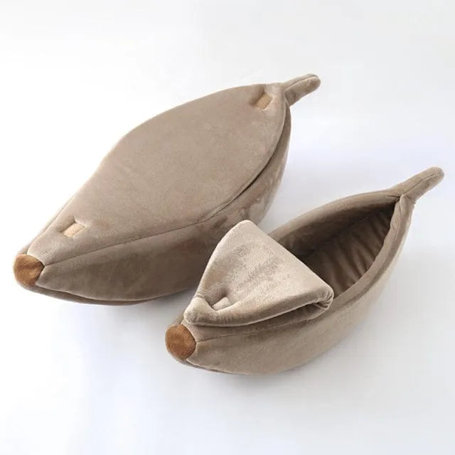Funny Banana Bed For Dachshunds Brown / S for dogs under 3 lbs / 1.3kg The Doxie World