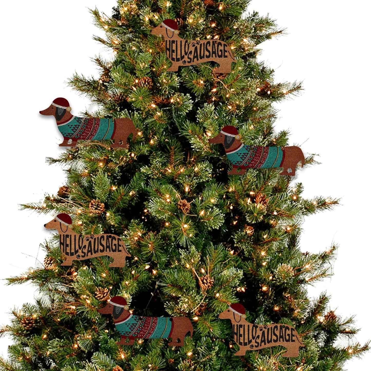 Hello Sausage Dachshund Ornaments The Doxie World