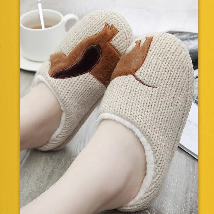 Knit Dachshund Slippers The Doxie World