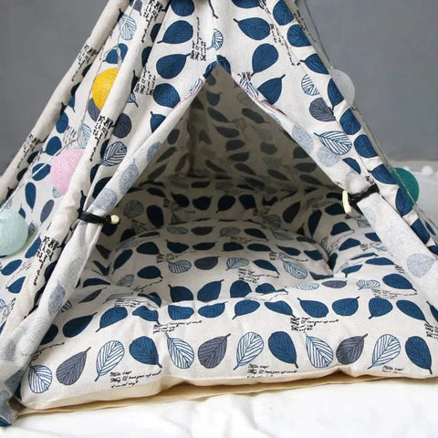Leaf Print Dachshund Tepee No cushion / M The Doxie World