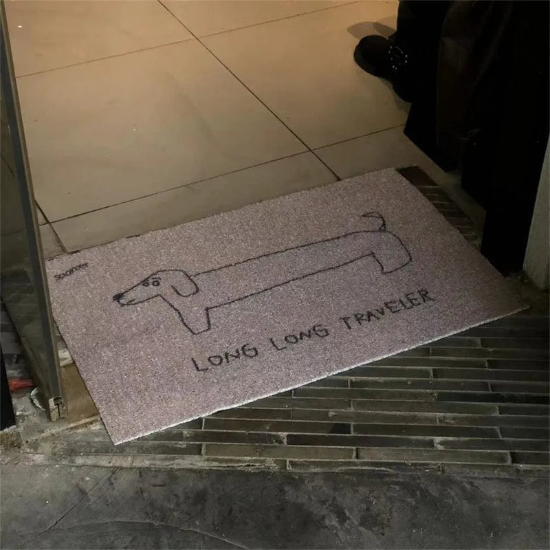 Dachshund Original Illustration Primer Mat Anti-slip Dust Removal The Doxie World