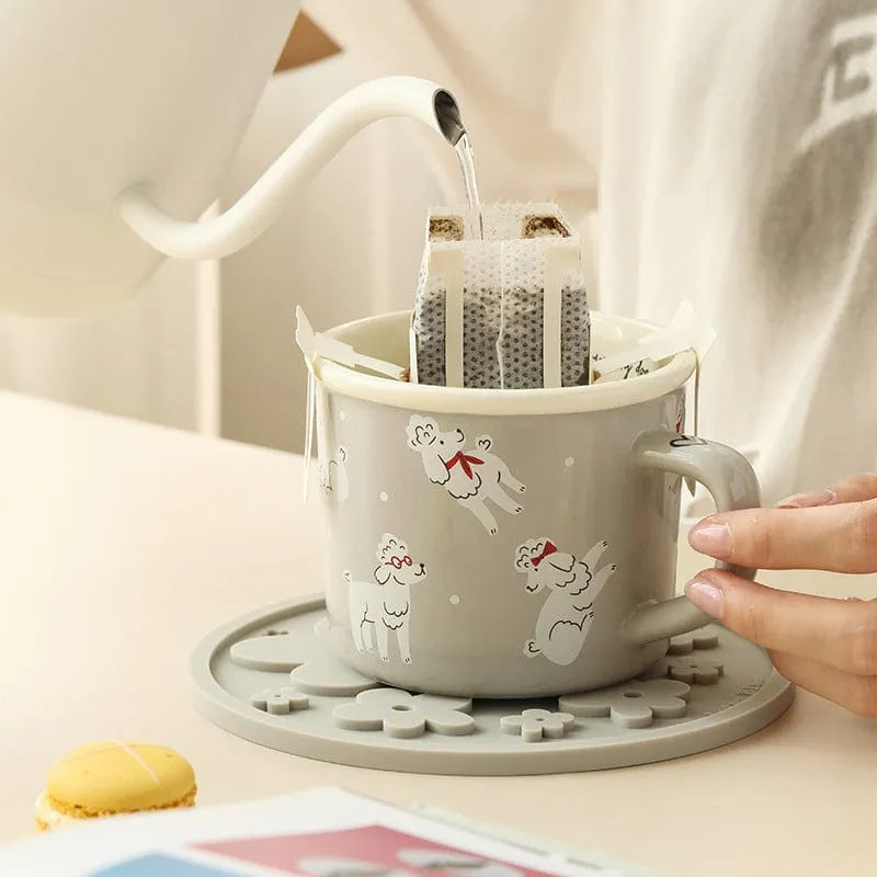 Cute Mug Design Water Cup With Handle Household The Doxie World