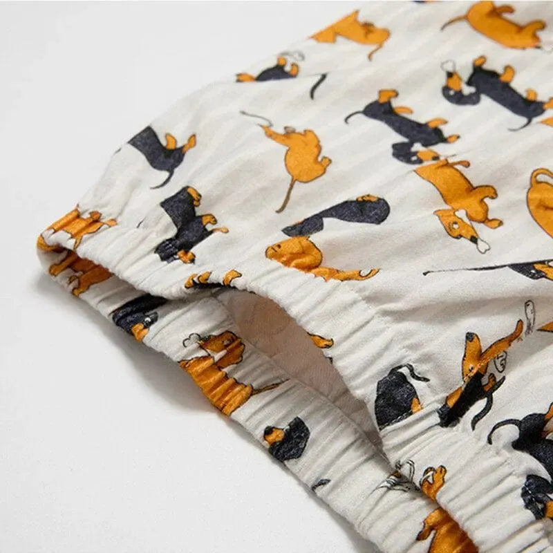 Matching Couples Dachshund Pajamas The Doxie World