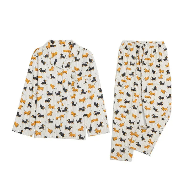 Matching Couples Dachshund Pajamas The Doxie World