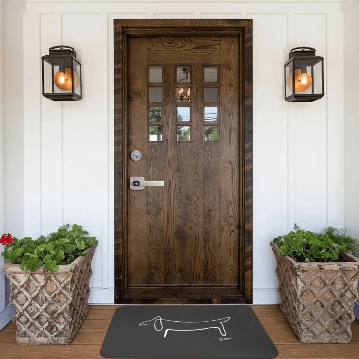 Minimalistic Dachshund Rug The Doxie World