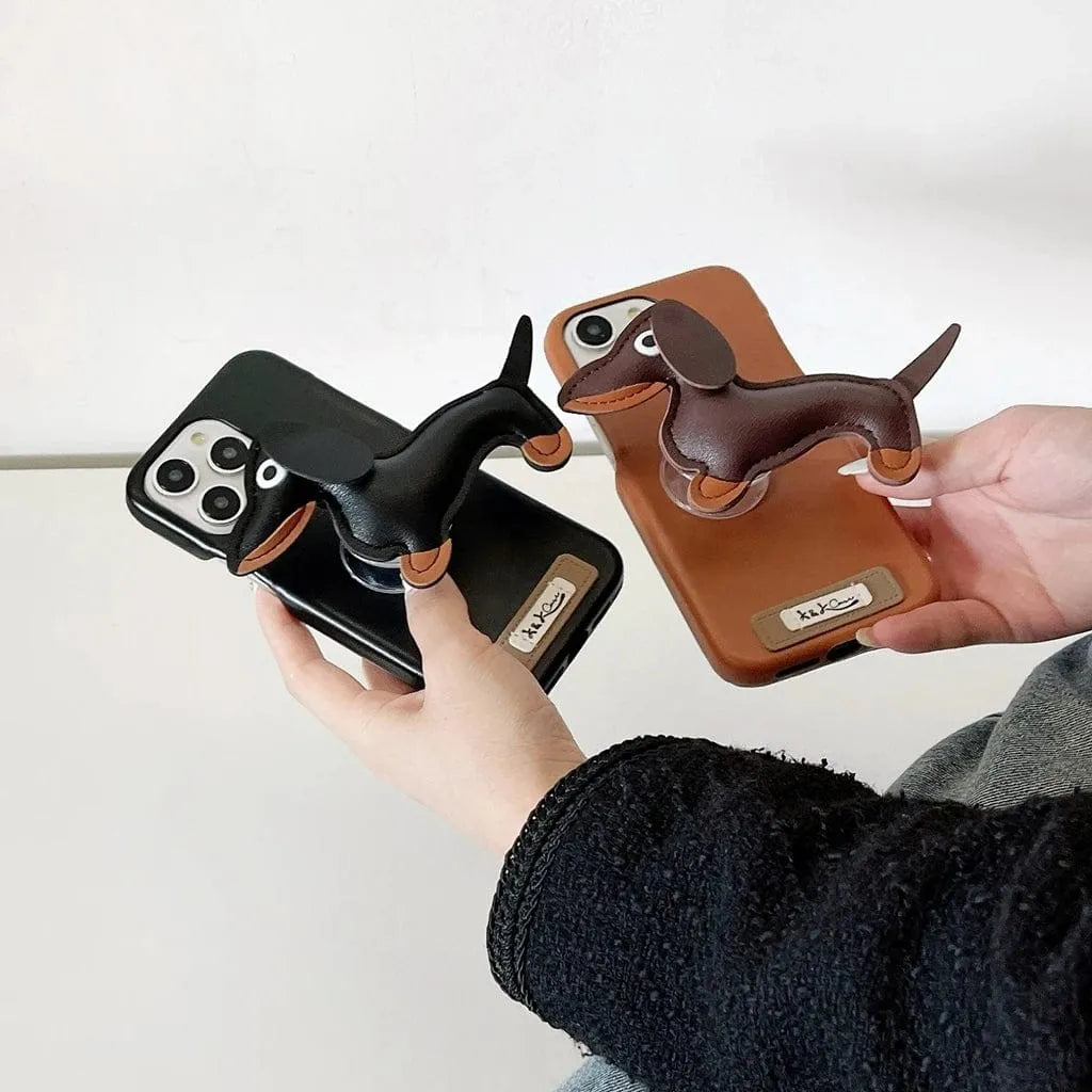 Phone Case With Dachshund Grip The Doxie World