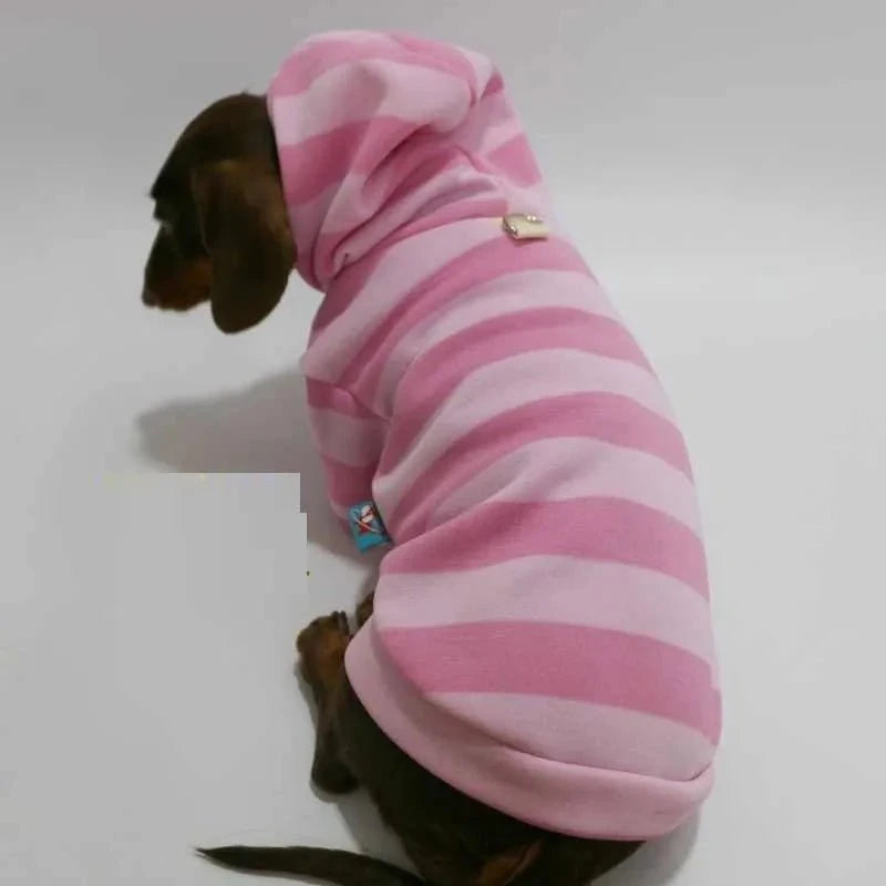 Pink Dachshund Hoodie The Doxie World