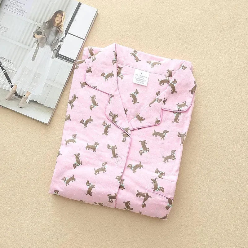 Pink Dachshund Pajamas The Doxie World