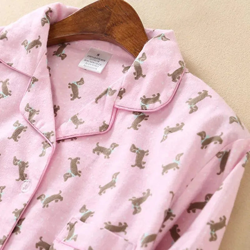 Pink Dachshund Pajamas The Doxie World