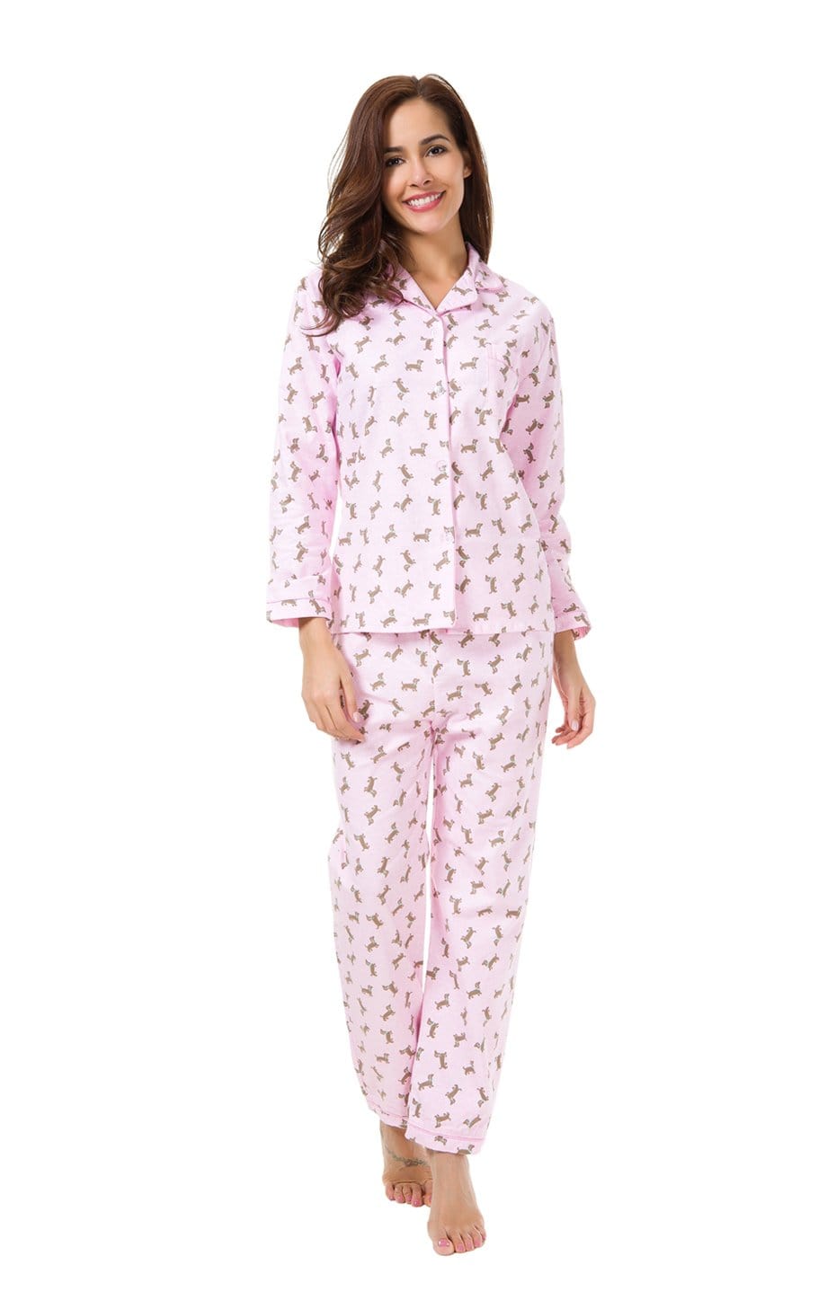 Pink Dachshund Pajamas The Doxie World