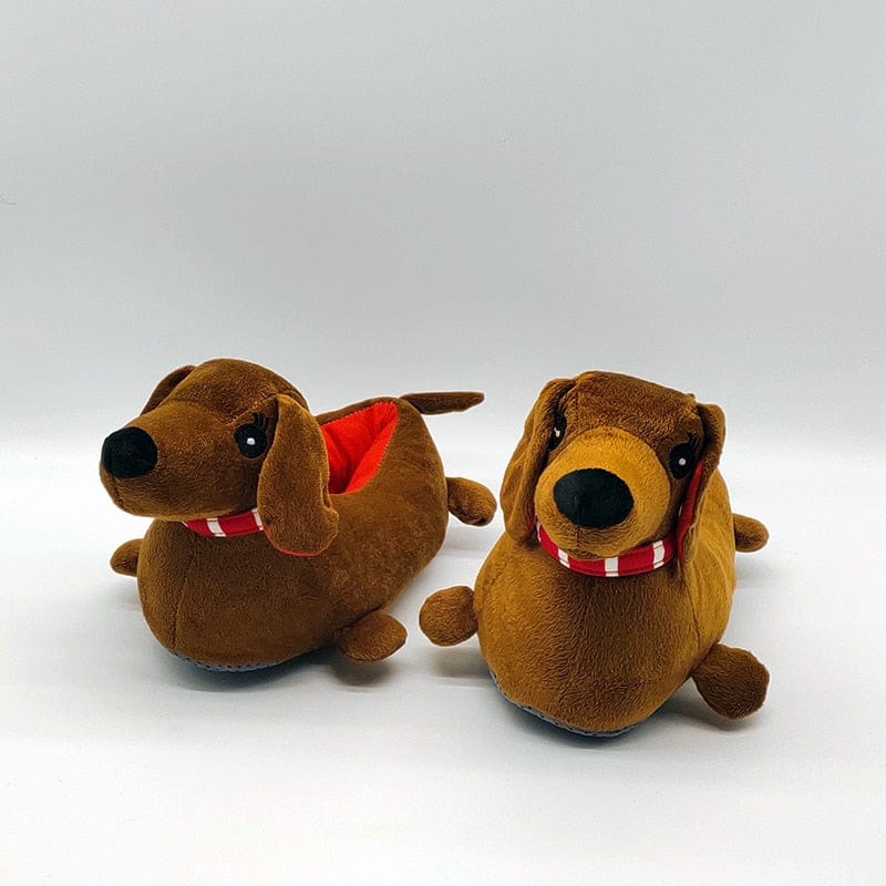 Lands end dachshund top slippers