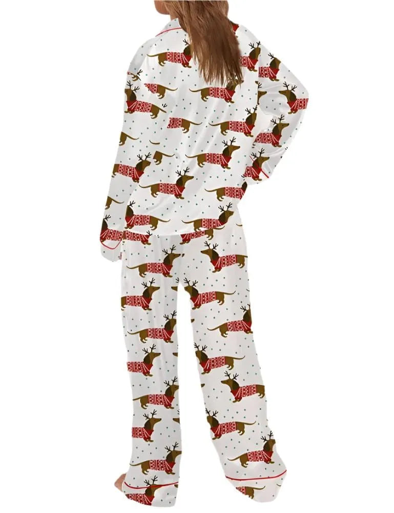 Sausage Dog Christmas Pajamas The Doxie World