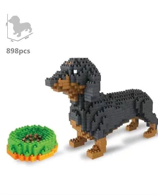 Small Dog Diamond Blocks The Doxie World
