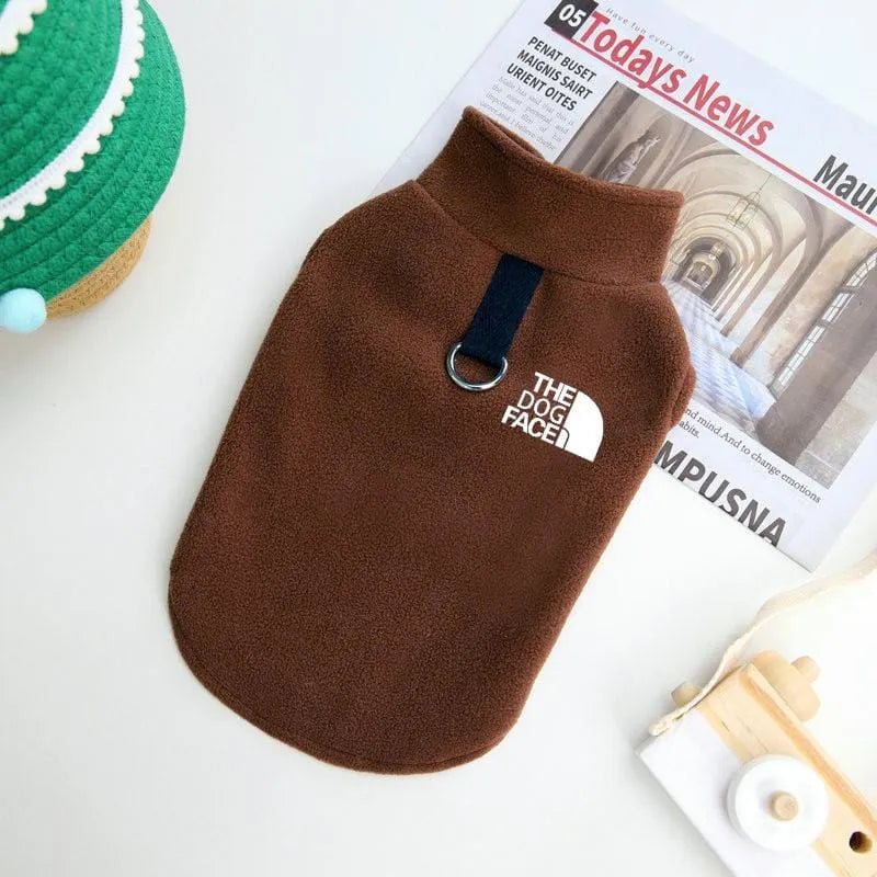 The Dog Face Dachshund Fleece Jacket Brown / S The Doxie World