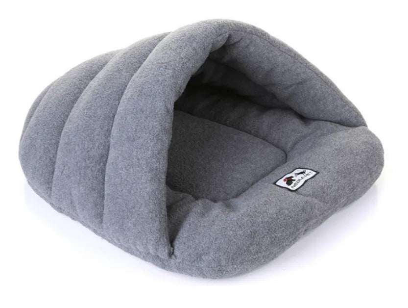 Warm Dachshund Cave Bed Bamboo charcoal color / XS The Doxie World