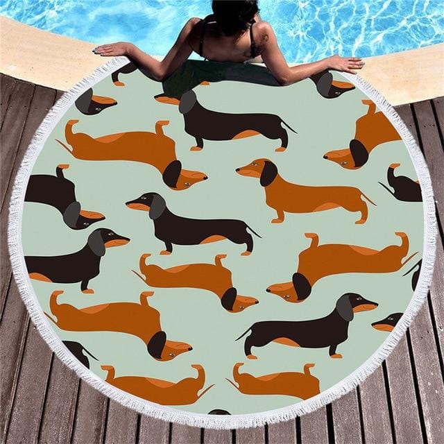 Dachshund beach outlet towel