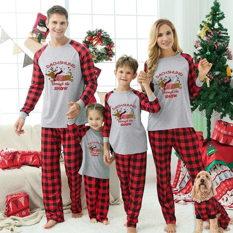 Linnhoy Family Christmas Pajamas Set - Matching Family Pajamas