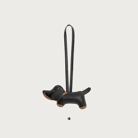 Dachshund Leather Pendant