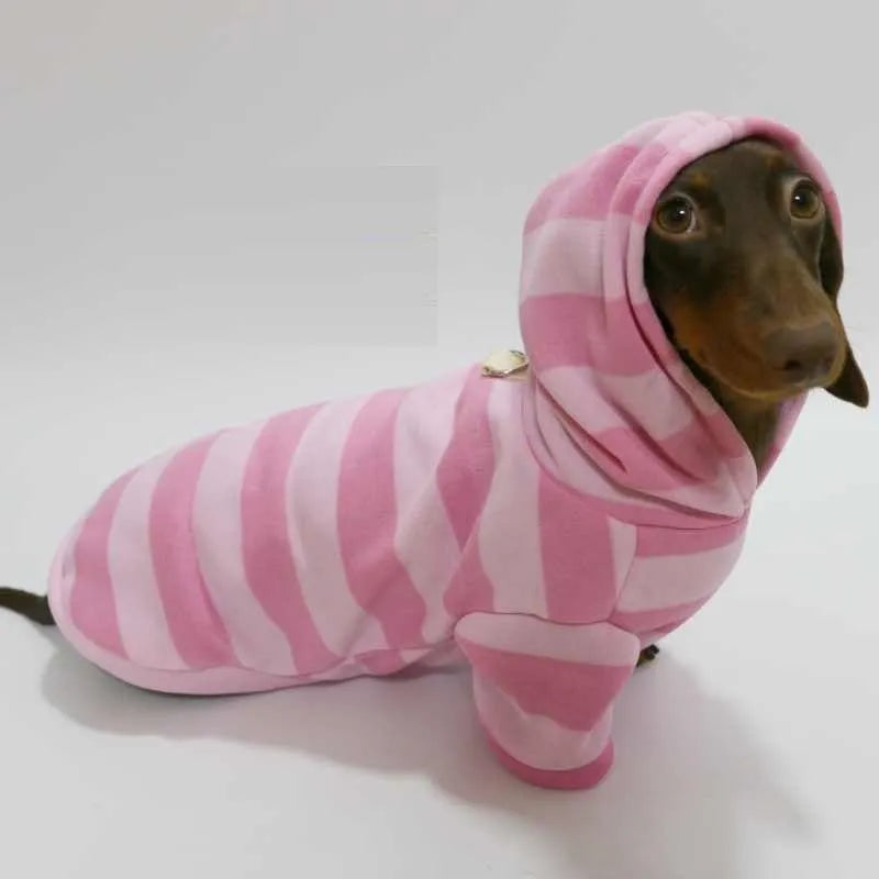 Pink Dachshund Hoodie
