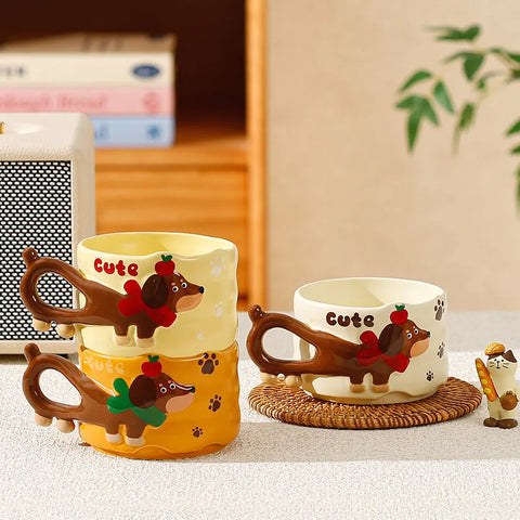 Winter Dachshund Mug