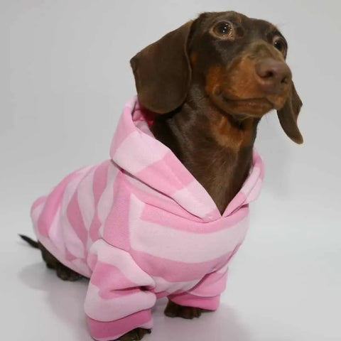 Pink Dachshund Hoodie