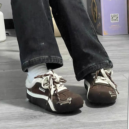Dachshund Plush Sneakers