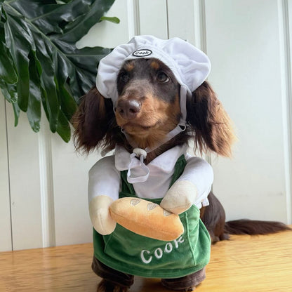 Dachshund Dog Chef Costume