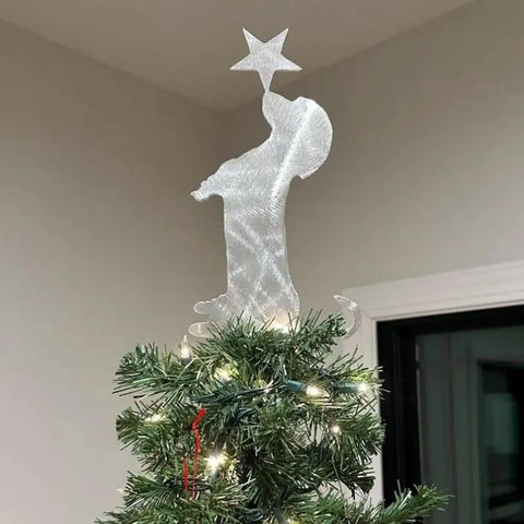 Wiener Dog Christmas Tree Topper